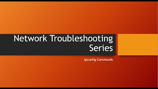 IPConfig Command Explained  Network Troubleshooting Series [upl. by Aidil]