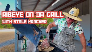 Ribeye On Da Grill with StaleKracker [upl. by Hoxsie77]