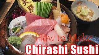 Simple Delicious Japanese Dish that takes 5 minutes to assemble  Chirashi Sushi I 散らし [upl. by Attenat]