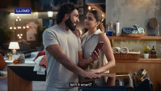 TVC Deepika Padukone and Ranveer Singh for Lloyd Washing Machine  Deepveer  Ad [upl. by Aym84]