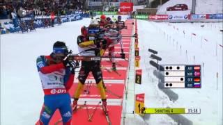 Biathlon WM Staffel der Männer in Nove Mesto 2013 [upl. by Rist]