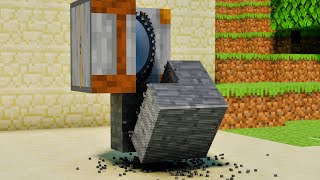 Stone VS Stonecutter  Stairs minecraft [upl. by Akire]