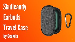 Skullcandy OnEar Headphones Travel Case Hard Shell Headset Carrying Case  Geekria [upl. by Andaira]