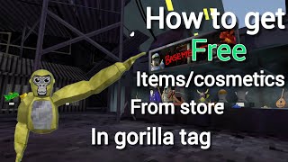 How to get Free ItemsCosmetics in Gorilla Tag Halloween Update [upl. by Uziel269]