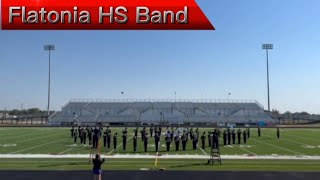 Flatonia HS Band Lost Pines Marching Festival [upl. by Ecnadnac]