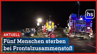 Tödlicher Unfall auf B253 bei Fritzlar  hessenschau [upl. by Erdried]