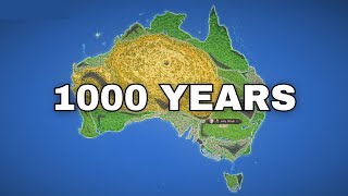 1000 YEARS TIMELAPSE in AUSTRALIA  WorldBox Timelapse [upl. by Robma]