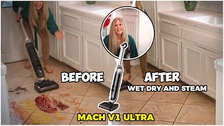 Clean with Me  Best Cordless Mopping Vacuum with Steam and Self Cleaning 2023  MACH V1 Ultra [upl. by Carmelina460]