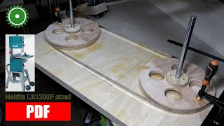 Band Saw Making  Part 1  12 inch Body and Wheels  Makita LB1200F sized woodworking bandsaw 4K [upl. by Anamuj867]