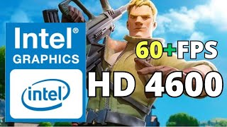 Fortnite on intel hd 4600 2024 [upl. by Aia631]