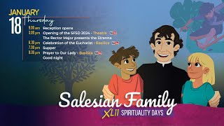 18 JANUARY 2024  AFTERNOON  SALESIAN FAMILY SPIRITUALITY DAYS 2024 [upl. by Sullecram]