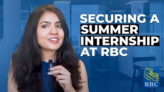 HOW I GOT A SUMMER INTERNSHIP AT RBC WITH NO FINANCE EXPERIENCE [upl. by Irtemed]