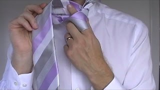 How to Tie a Tie  Windsor Knot  Step by Step [upl. by Alyhs]