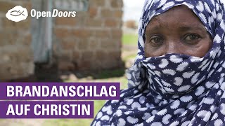 Brandanschlag auf Christin Worke aus Ostafrika [upl. by Adnolohs]