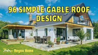 96 Simple Gable Roof Design Modern Exterior House Designs [upl. by Ratcliff]