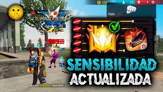 🎯 SENSIBILIDAD HEADSHOT ☠️ Para dar TODO ROJO en FREE FIRE [upl. by Caspar]