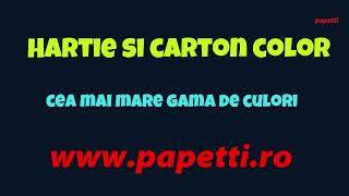 Hartie si carton color [upl. by Fowkes166]