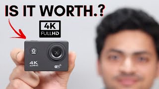 ₹999 4K Action Camera  Is It Worth  Tech Unboxing 🔥 [upl. by Harberd]