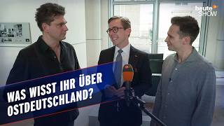 Das große OstdeutschlandQuiz Fabian Köster amp Lutz van der Horst im Bundestag  heuteshow [upl. by Koch165]