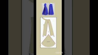 Quick and Easy Plazo Cutting Pattern Tutorial [upl. by Gati]