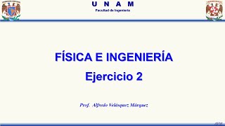 Física e Ingeniería Ejercicio 2 [upl. by Rfinnej]