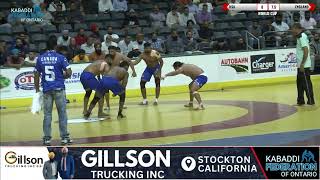 3rd Match  USA VS England  Canada Kabaddi Cup 2024 [upl. by Rosecan]