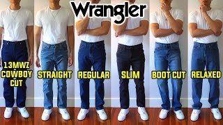 ULTIMATE Guide To Wrangler Jeans Which Fit Is Best For You [upl. by Trixie]