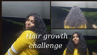 you tube നോക്കി Hair care ആവാം haircare curly hair growth challenge Night hair care [upl. by Haslett155]