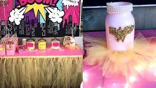 DIY  TULLE TABLE SKIRT  QUICK AND EASY TUTORIAL [upl. by Ojytteb]