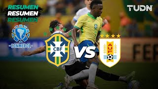 Resumen y goles  Brasil vs Uruguay  CONMEBOLEliminatoria 2024  TUDN [upl. by Bee128]