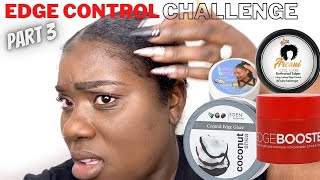 Testing Edge Controls on Natural Hair  PART 3 [upl. by Xaviera]