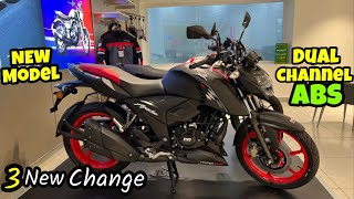 2024 New Tvs Apache 160 4v Dual ABS Full Review Video  Tvs Apache 160 4v Special Edition 2024 😍 [upl. by Cacia]