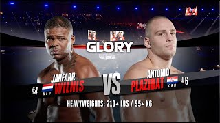 GLORY 74 Jahfarr Wilnis v Antonio Plazibat [upl. by Nylodnewg]