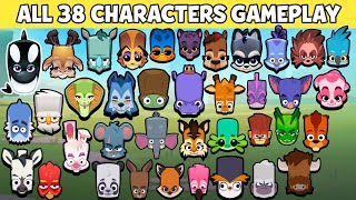 All 38 Characters Gameplay  Zooba 2023 [upl. by Guria]