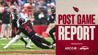 Postgame Report Following Cardinals Loss to Lions [upl. by Einahpts]