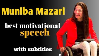 Muniba Mazari best motivational speech  The Iron lady of pakistan [upl. by Ainalem]