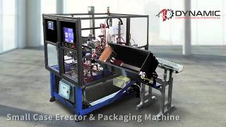 Small Case Erector amp Packaging Machine [upl. by Ykcub242]