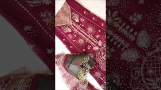 UNBOXING ELANORA  Unstitched Luxury ChiffonCodeNEL54  Price16000  shorts unboxing viral [upl. by Akinat]