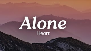 Alone  by Heart  Karaoke Lyrics Online [upl. by Anidan275]