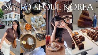 SG TO SEOUL KOREA ultimate SHOPPING guide korean clothings brand to check out nudake cafe VLOG [upl. by Norrej89]