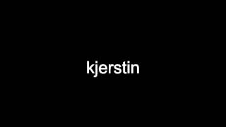 kjerstin pronunciation english kjerstin definition english [upl. by Ayalahs]