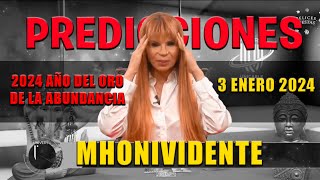 3 Enero 2024 Predicciones Mhonividente [upl. by Felipa560]