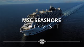 MSC Seashore  Ship Visit [upl. by Nivalc]