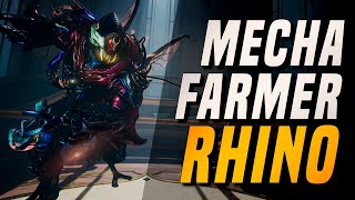 Finally Perfected the Rhino Solo Farming Build after Koumei and the Five Fates Update  Warframe [upl. by Dorweiler]