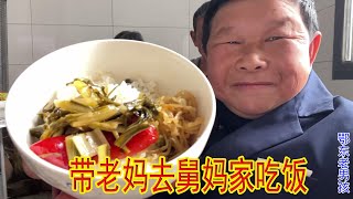 老男孩带老妈去舅家，舅妈做了一桌菜，再好的菜抵不上这道下饭菜 [upl. by Methuselah217]