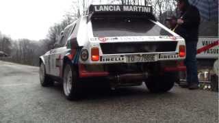 Lancia delta s4 brutal acceleration 1° rally revival valli del pasubio [upl. by Analram]