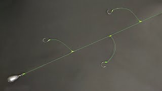 How to Tie No Tangle 3 Hook Fishing Line [upl. by Yentroc]