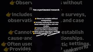 Experimental vs non experimental research methods of enquiry in psychology class11psychology [upl. by Idihc]