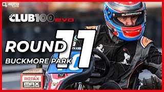 CLUB100 Round 11  LIVE  Buckmore Park  Rotax Arrive and Drive Karting [upl. by Getter]