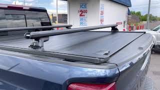 Truck Bed Crossbars amp Retractable Tonneau Cover RetraxPRO XR YakimaRacksOfficial [upl. by Ihc]